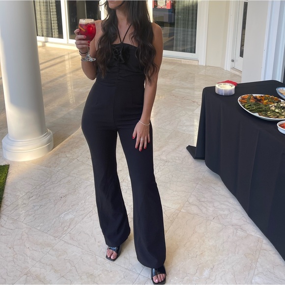 Sirena Jumpsuit in Black | MORE TO COME - Picture 6 of 6